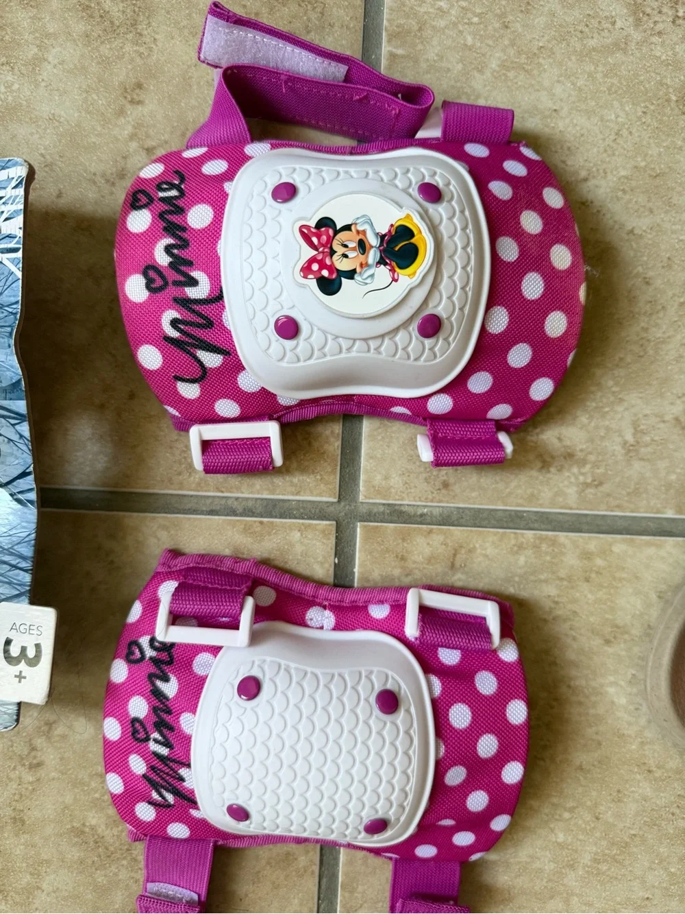 Disney Frozen Helmet with Pink and Light Blue Snowflake Design